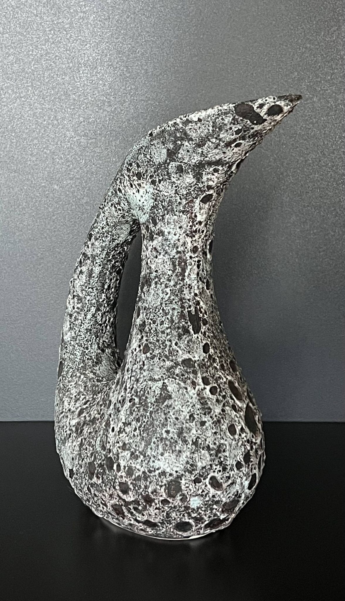 Ceramic pitcher by Annette Roux, France 1960s