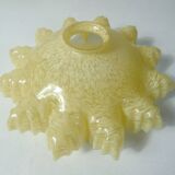 old tulip pendant lamp shade glass from Clichy vintage