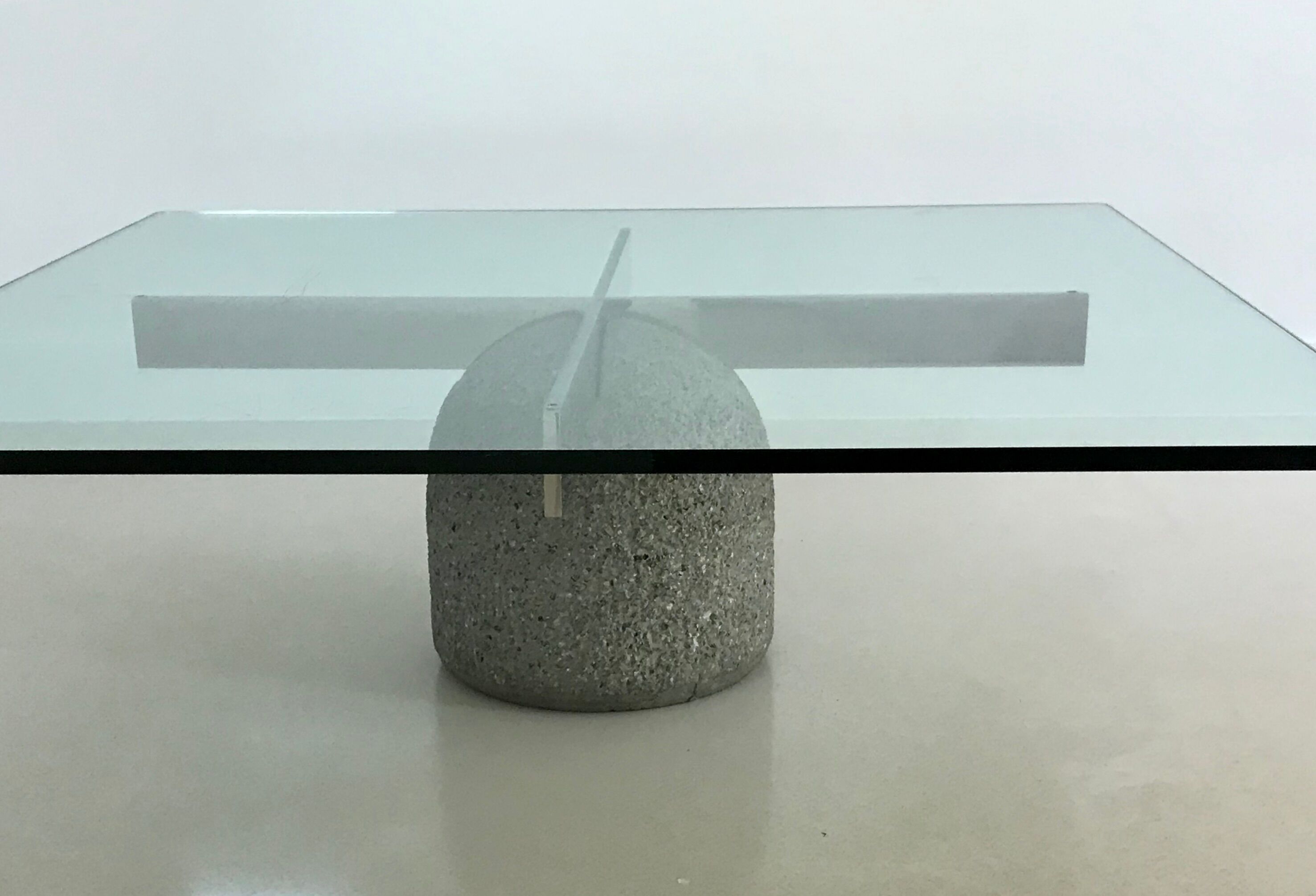 Coffee table "Paracarro" by Giovanni Offredi, Italy 70s