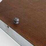 French Art Deco geometric octagonal Chrome and Mirrored Plateau, circa 1930