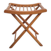 Stool or luggage rack / Vintage wooden suitcase rest