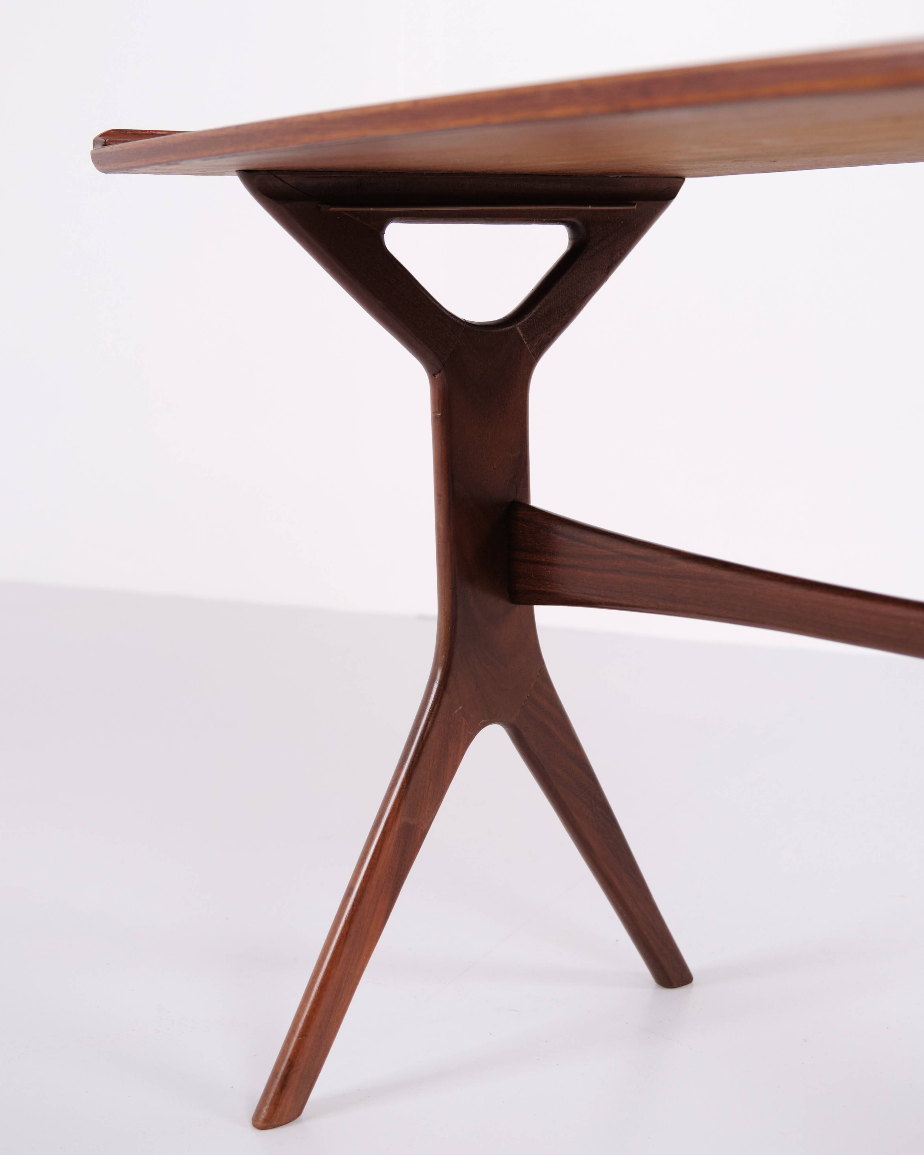 Side table - Teak wood - Danish design - Johannes Andersen - 1960s