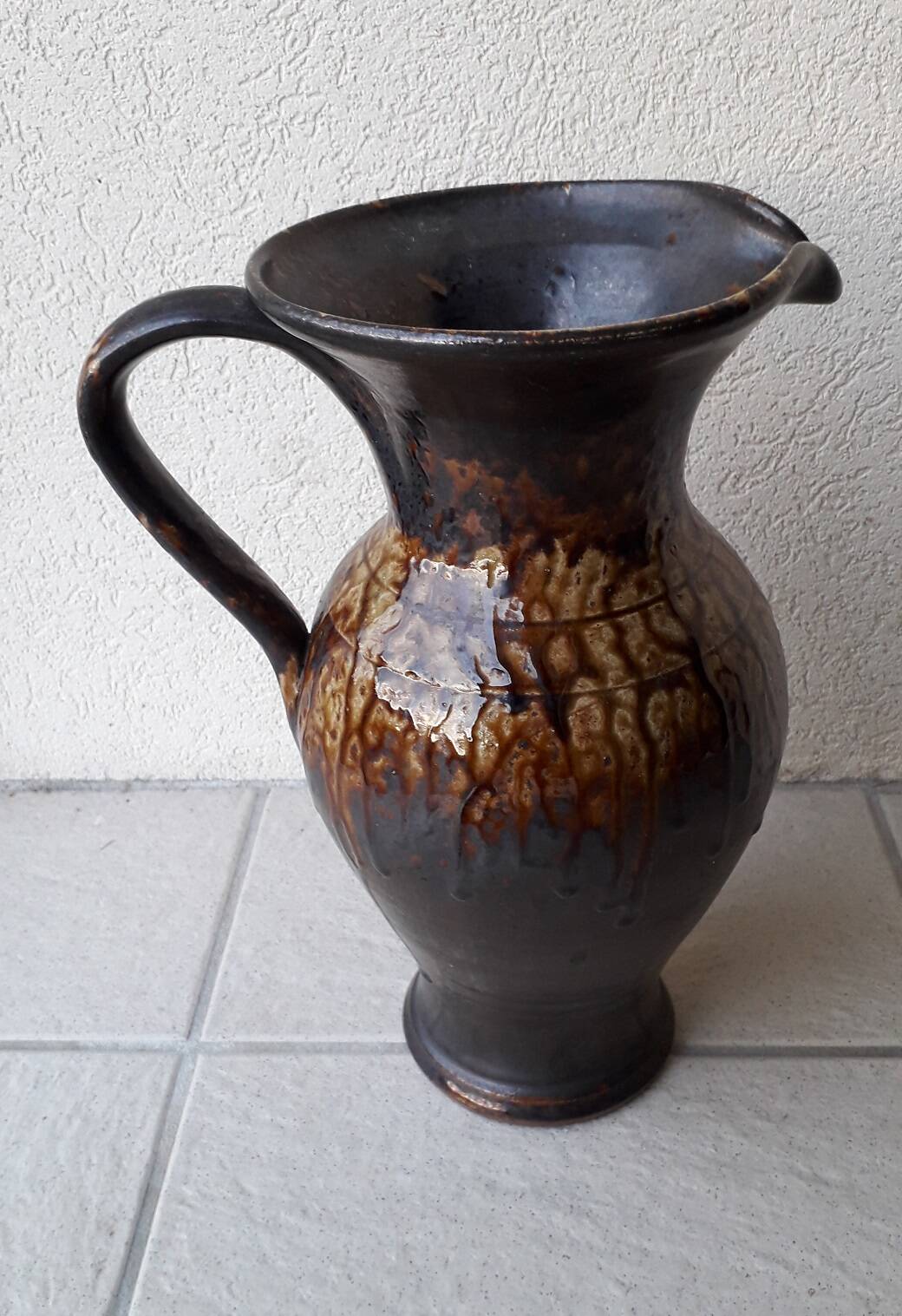 Saint Amand Normandy stoneware pitcher