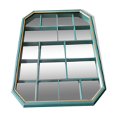 Miniature octagonal showcase