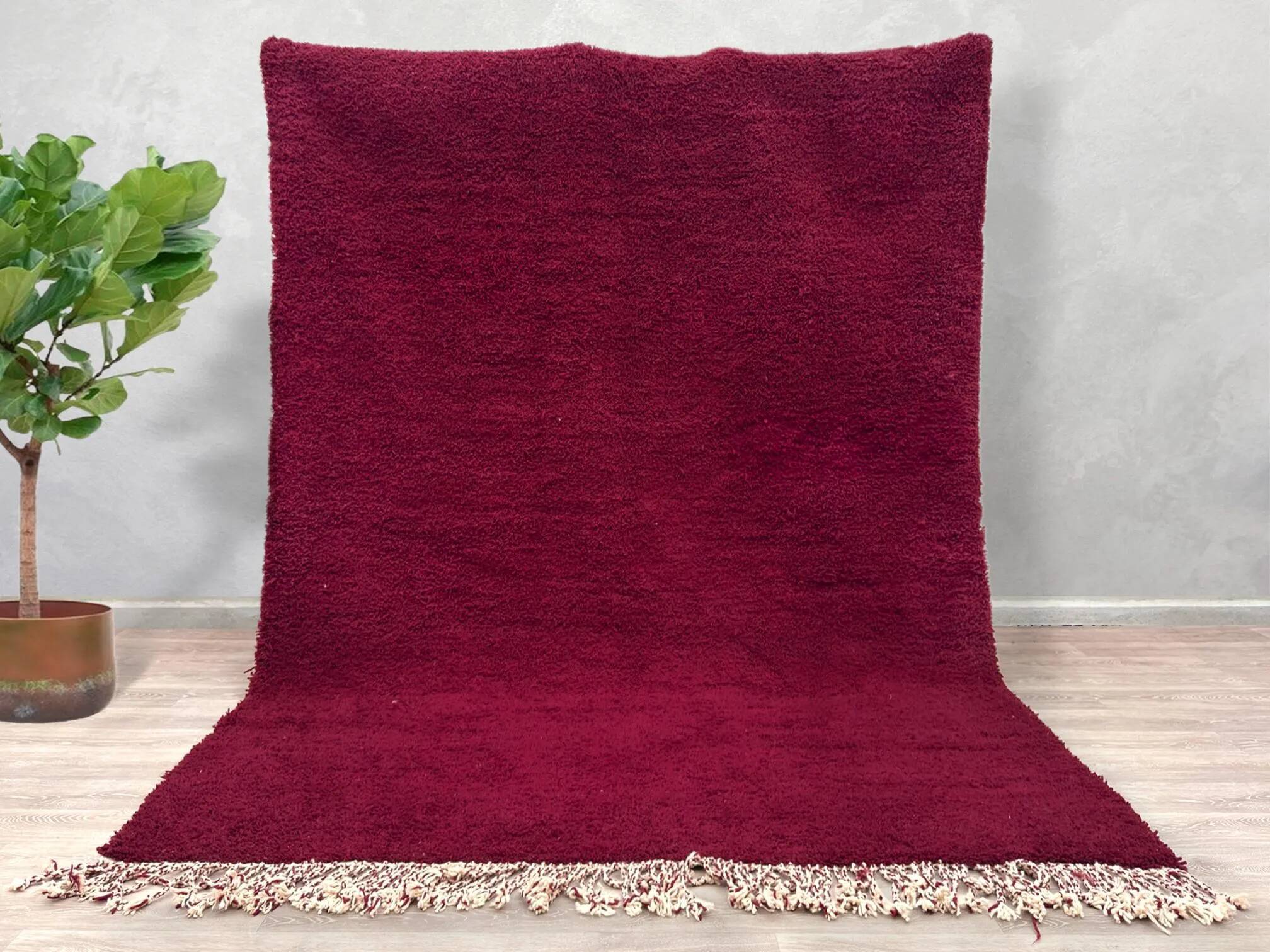 Moroccan handmade wool rug 2.5 x 1.5 m