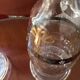 Service à liqueur en cristal émaillé 10 pièces