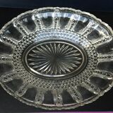 Oval glass bowl