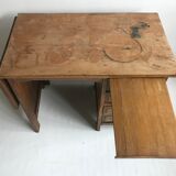 Accountant in solid wood desk