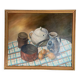 Tableau huile sur toile nature morte