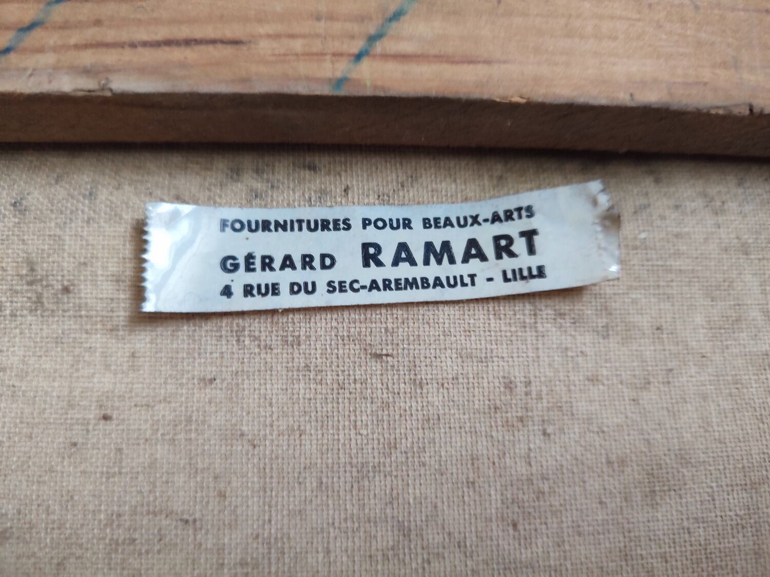 Painting on canvas former ballet dancers signed