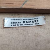 Painting on canvas former ballet dancers signed