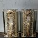 Pukeberg Wall Lamps – Pair Scandinavian Glass Sconces 1960s