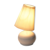 Terracotta lamp signed