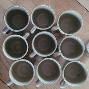 Service à café en grès des ateliers d'art du Revernay  -  France