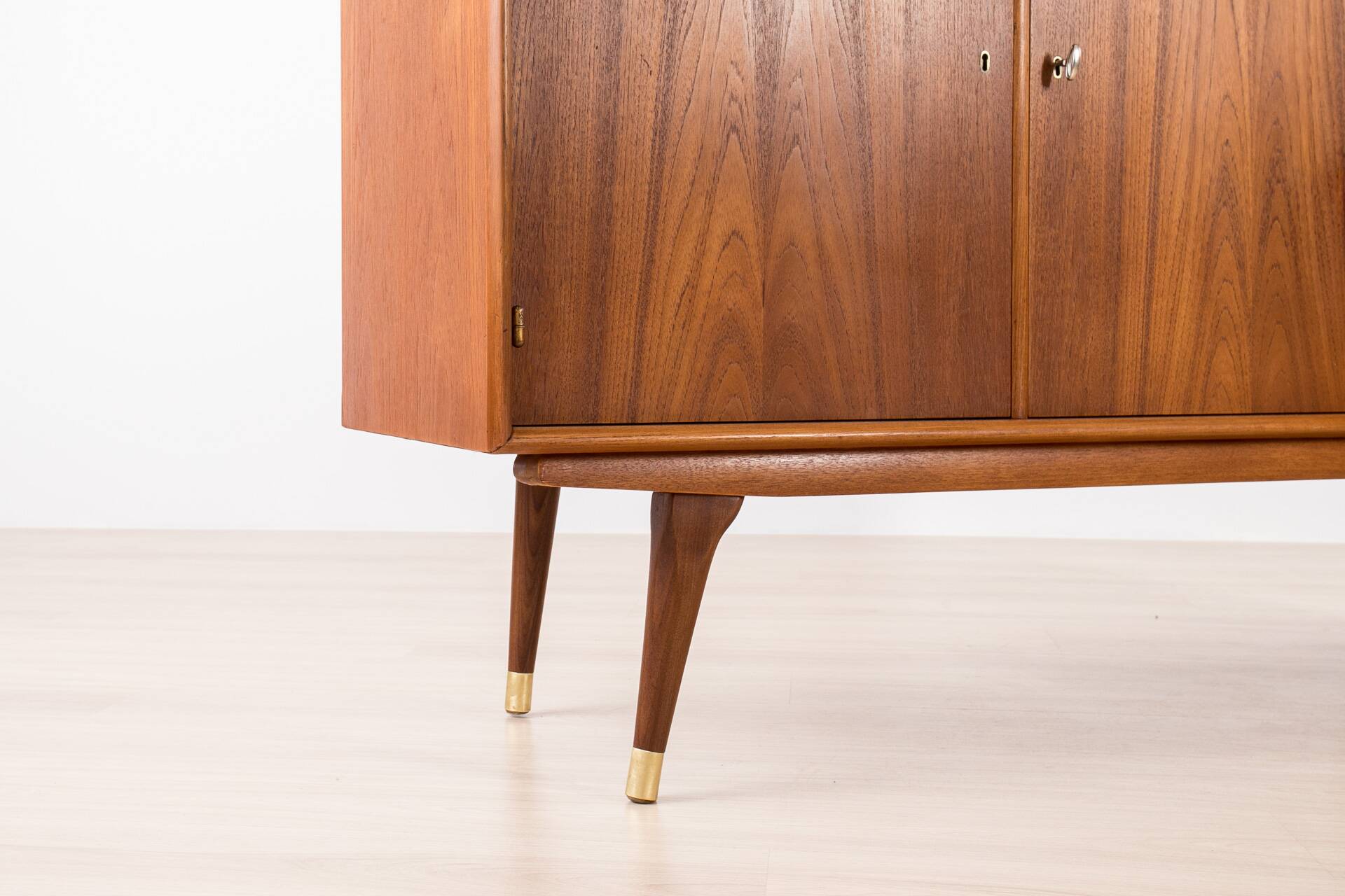 Enfilade Sven Andersen en teck, design scandinave, milieu du siècle moderne, 1