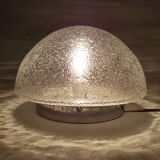 Ceiling light bubble glass and chrome