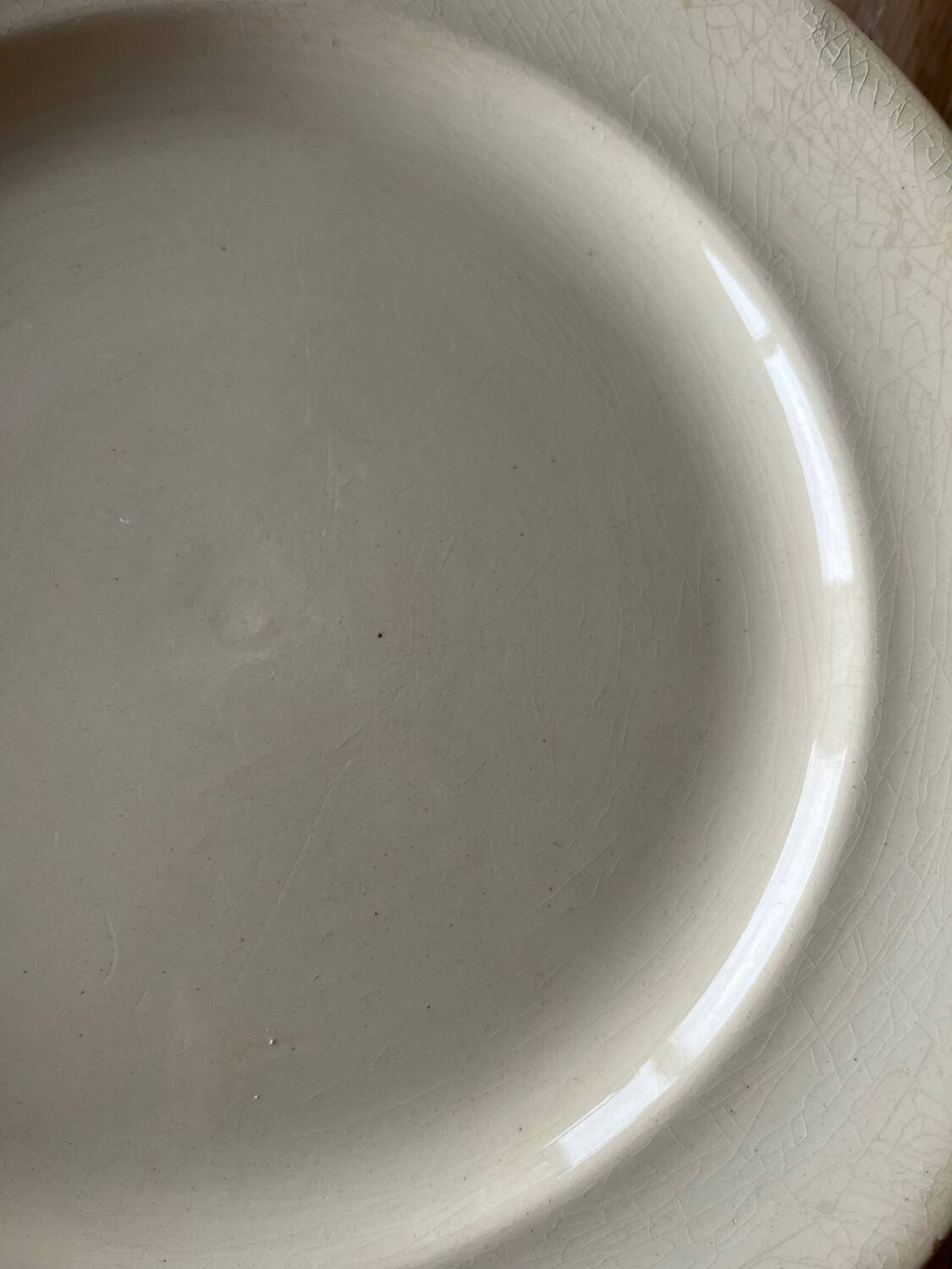 8 very old dinner plates Digoin & Sarreguemines