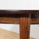 Table à manger ronde en palissandre de style mid-century moderne modèle 55 par Gunni Omann pour Omann Jun, Danemark, années 1960.