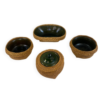 Vintage ethnic service