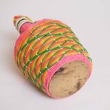 Multicolored scoubidou bottle