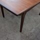 Table scandinave vintage avec rallonges