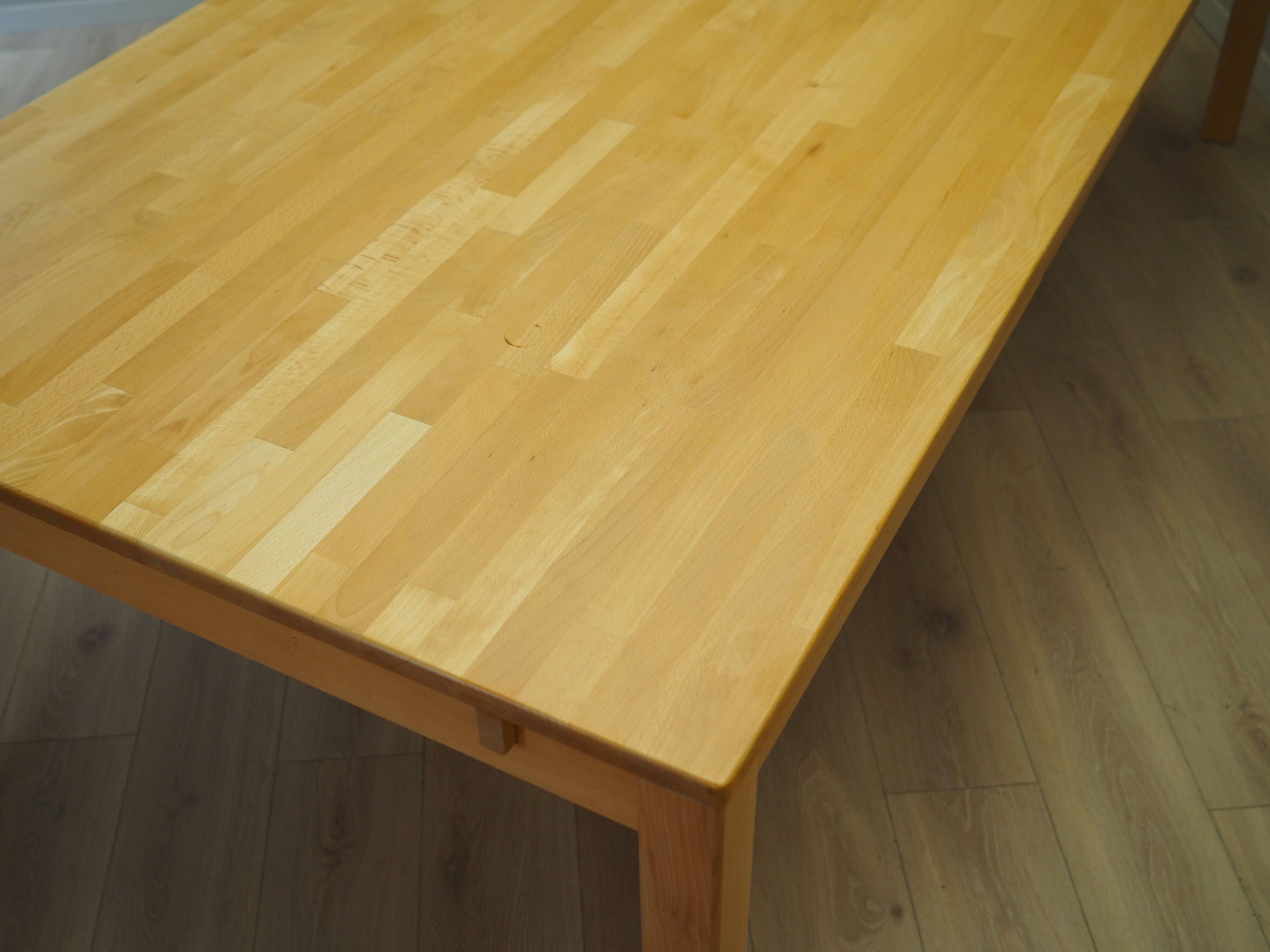 Beech desk, Danish design, 1980s, production: Denmark