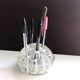 Vase pique-fleurs boule verre épais style art Déco