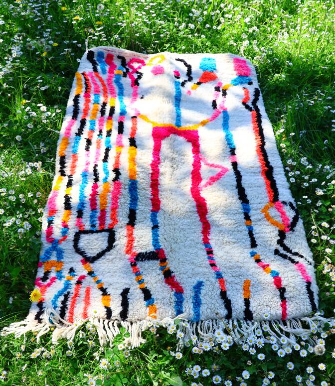 Authentic Azilal Berber rug - 1.5 x 1 m - Handwoven