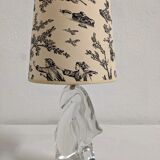 Crystal lamp signed Schneider