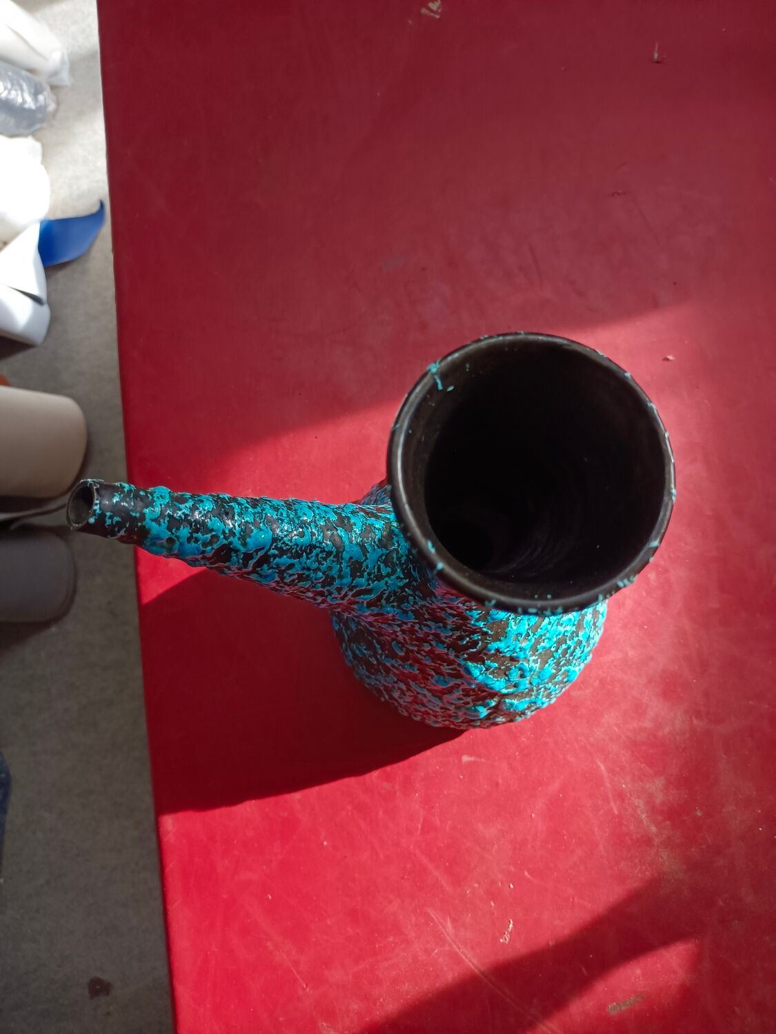 Vase ' glacier enamels '