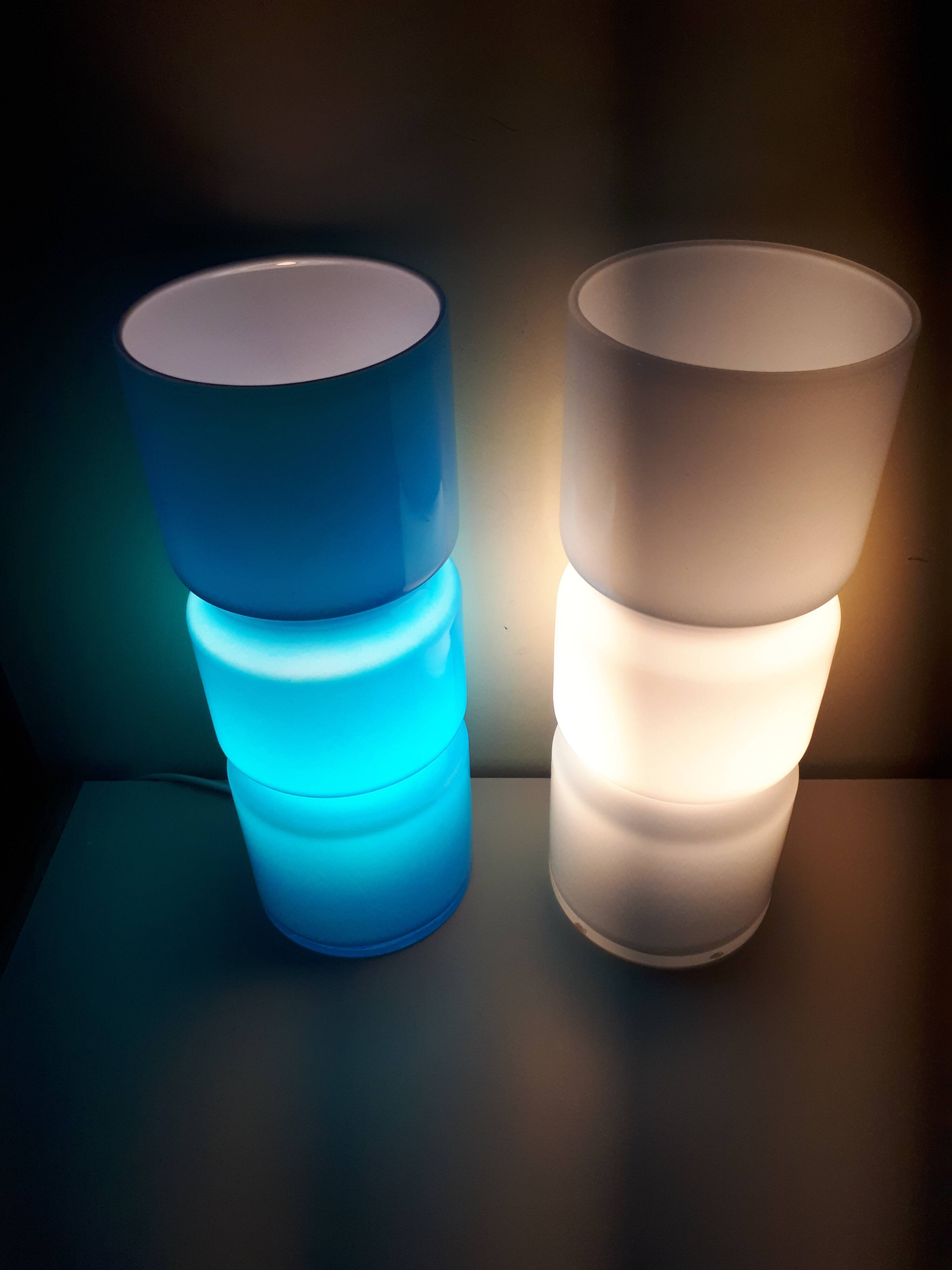 Pair of vintage Habitat Fitz lamps