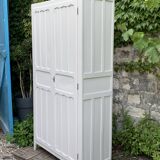 Antique Parisian paneled wardrobe, 1940