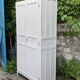 Antique Parisian panelled wardrobe from 1940.