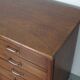 Dutch Industrial Oak Apothecary Cabinet, Mid-20th Century