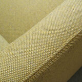 1960s polstery armchair in yellow, restored