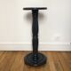 Large black oak stool