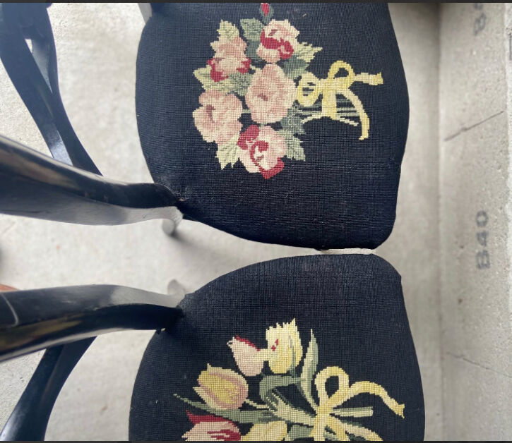 Pair of old nurse's chairs from the Napoleon III period