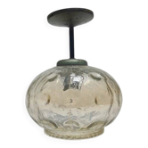 Lampe suspendue communiste vintage, Pologne, années 1970