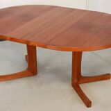 Danish design round dining table 2x extendable 'mejls'