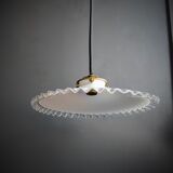 White opaline hanging lamp