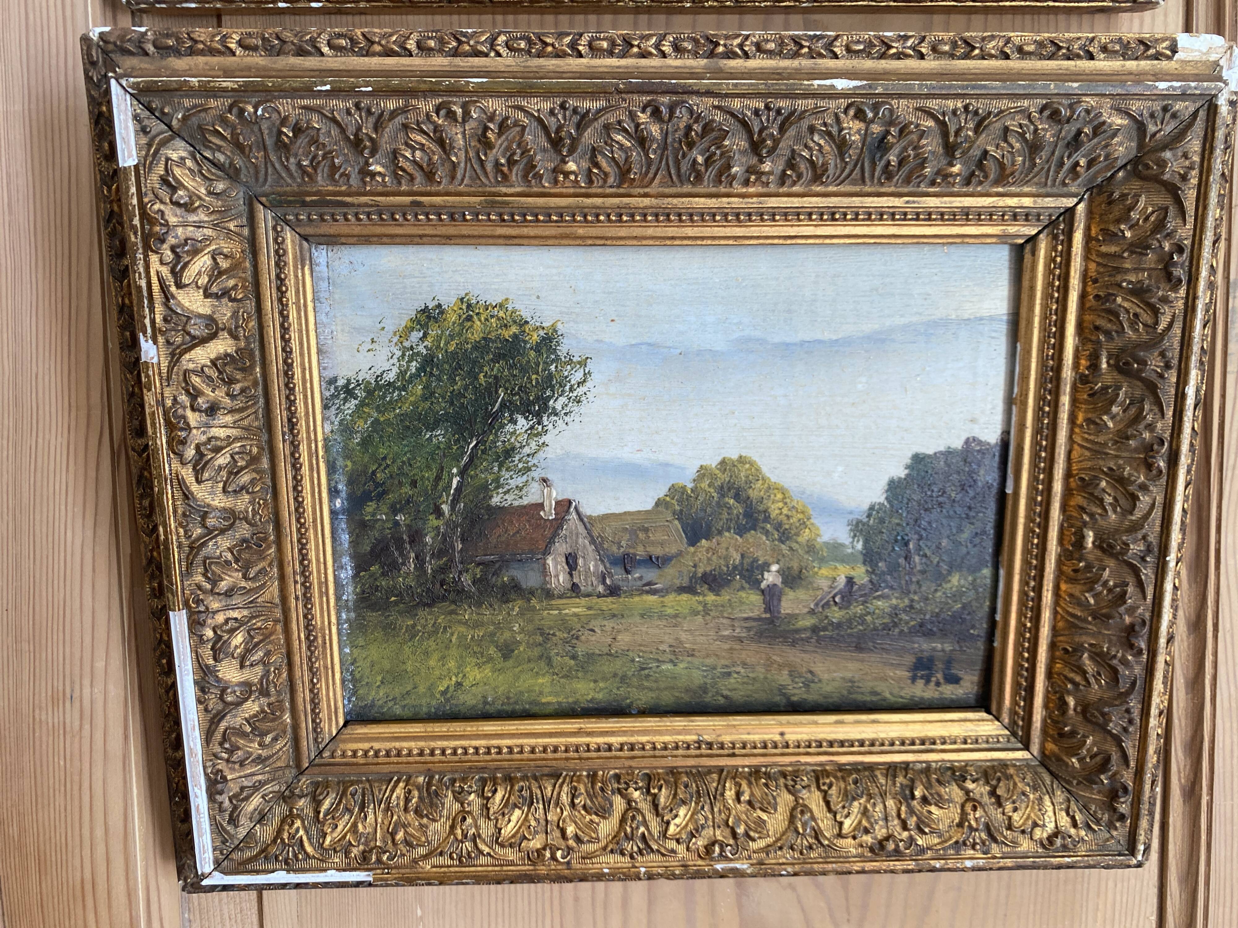 Tableaux paysage 19 ème