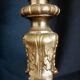 Bronze desk lamp Napoleon III style, crystal tulip, late nineteenth
