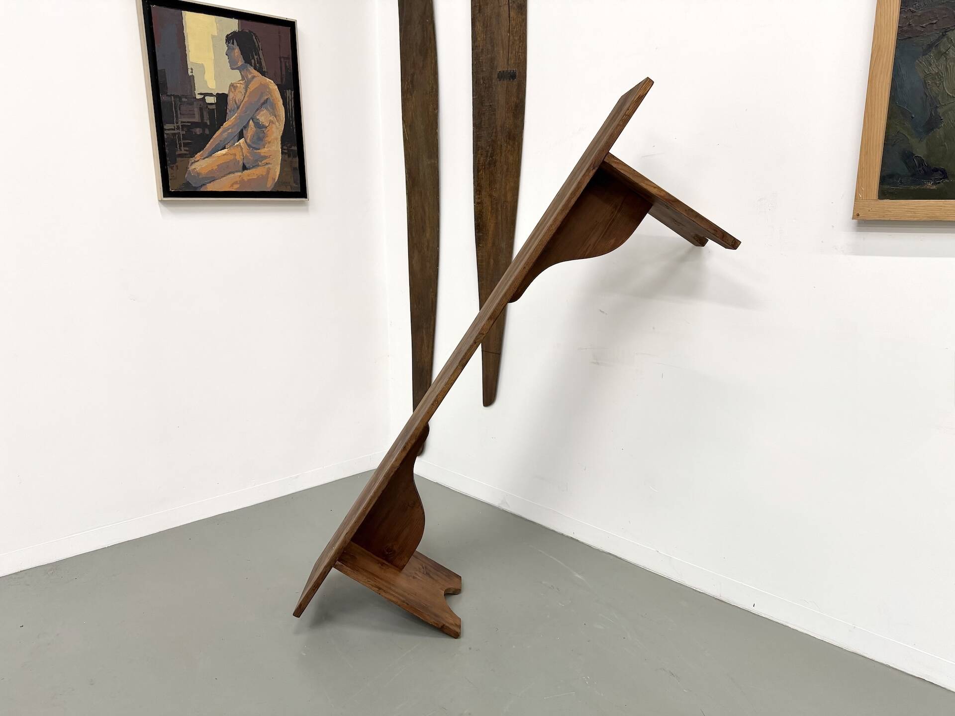 Restored Pine Farm Bench