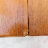 Table ronde rallonge intégrée