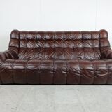 Vintage leather sofa 1970s
