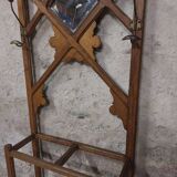 Wooden entrance cloakroom