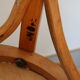 Baumann light beech armchair
