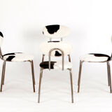 Vintage industrial chairs, 1960s, set of 4