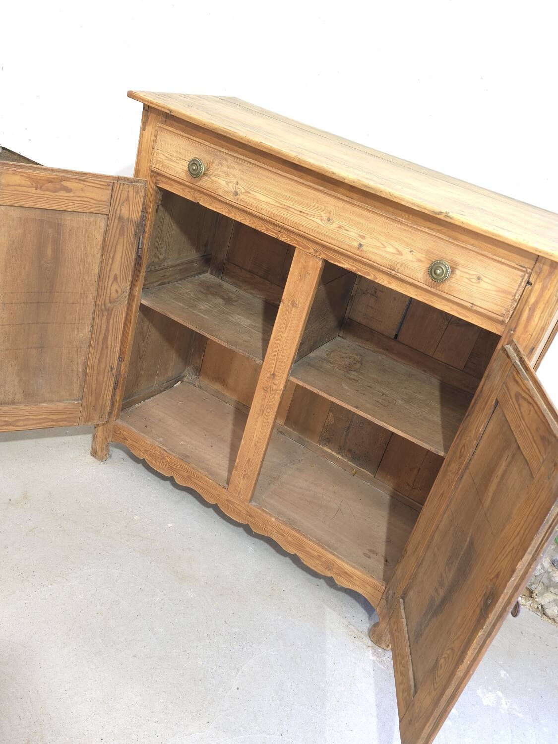 19th century pine sideboard