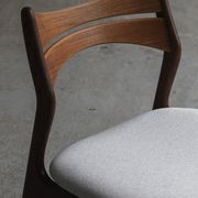 Set of 4 dining chairs ‘model 310’ by Erik Buch for Chr. Christensens Møbelfabrik, Danish design, 60